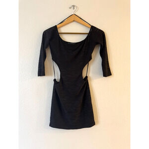 Symphony‎ Textured Cutout Mini Bodycon Dress